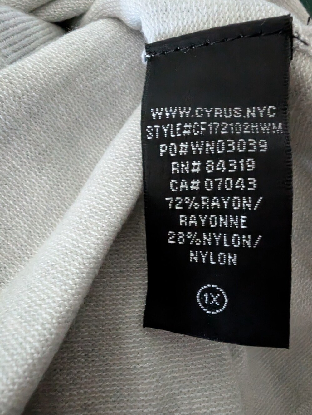 Cyrus Women's 1x Plus Size Open Front Sleeveless Cardigan Vest  Gray Sweater - Picture 7 of 7